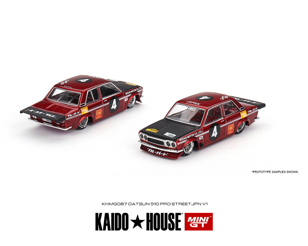 Kaido House x Mini GT 1:64 Datsun 510 Pro Street JPN V1
