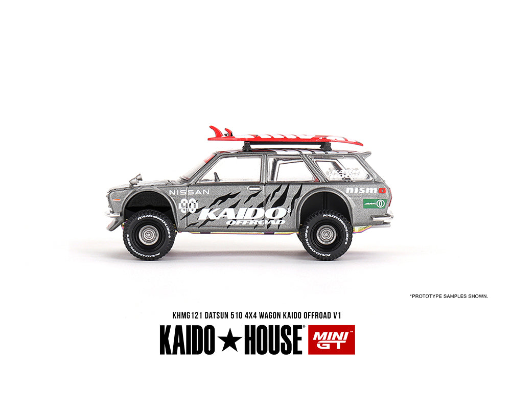(Preorder) Kaido House x Mini GT 1:64 Datsun KAIDO 510 Wagon 4×4 Kaido Offroad V1