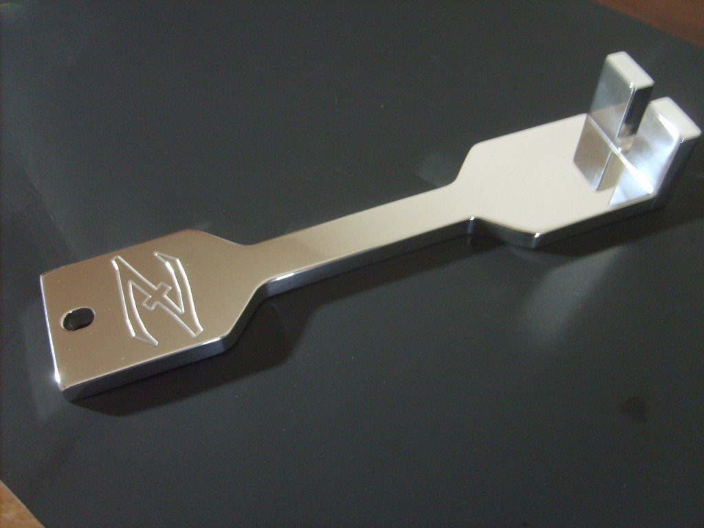 Polished Billet Battery Hold Down 197078 (240Z / 260Z / 280Z) Datsun