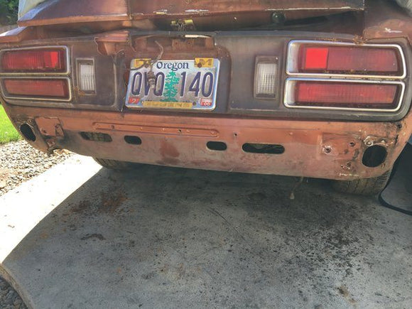 Rear Bumper Delete Weld In Plates 1974.5-78 (260Z / 280Z)