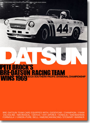 BRE 1969 Roadster Champion Poster 24" X 33"
