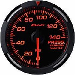 Defi Red Racer Pressure Gauge Imperial 52mm 140 PSI