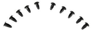 Pack of 10 Black Weatherstrip Rivets 1970-78 (240Z / 260Z / 280Z)