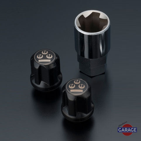 RS Watanabe Locknut Set (4 locking lug nuts + key)