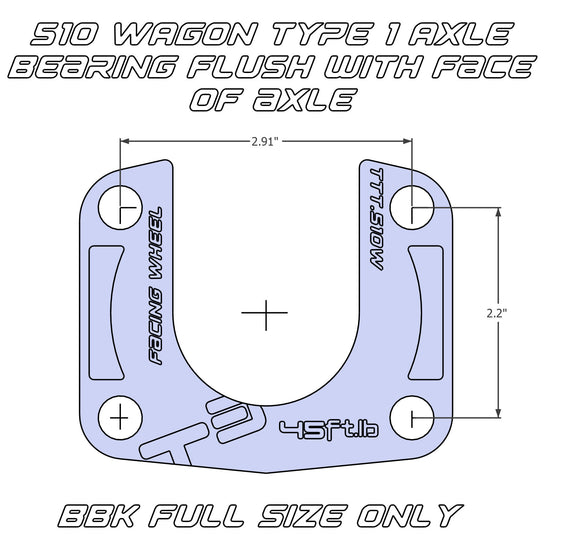 Rear Disc Brake Conversion 1968-73 (510) Wagon Only