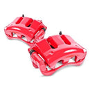 Front Red Calipers w/o Brackets - Pair 2009-19 (350Z / 370Z)-2