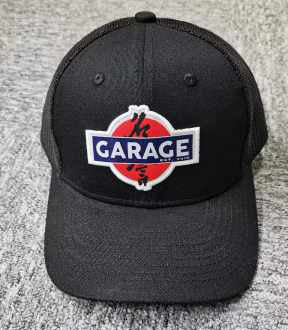 Datsun Garage Black/Black Trucker Hat