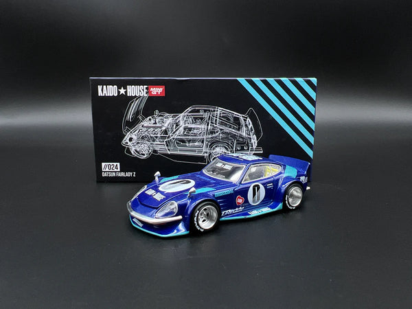 Kaido House x Mini GT 1:64 Datsun KAIDO Fairlady Z S30Z Wide Spec Blue