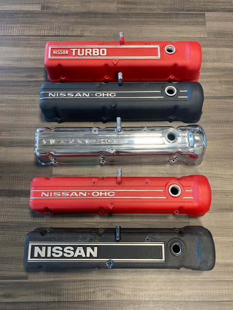 Valve Cover Powdercoat Service 1970-83 (240Z / 260Z / 280Z / 280ZX) 1968-73 (510) 1965-72 (520 / 521) 1972-79 (620) 1980-86 (720)