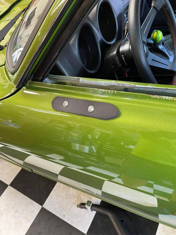 Door Mirror Delete Plates - Bolt On 1970-78 (240Z / 260Z / 280Z)