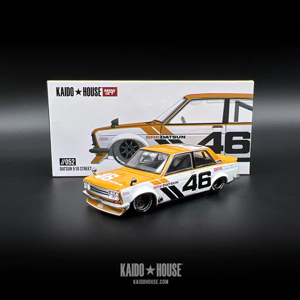 Kaido House x Mini GT 1:64 Datsun 510 Pro Street BRE V3 Limited Edition