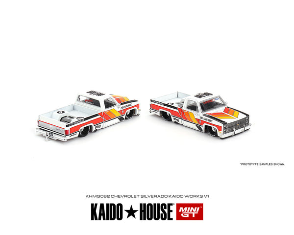 (Preorder) Kaido House x Mini GT 1:64 Chevrolet Silverado Kaido Works V1