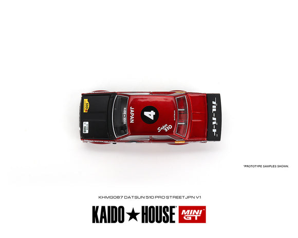 Kaido House x Mini GT 1:64 Datsun 510 Pro Street JPN V1