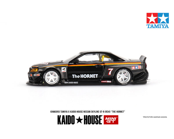(Preorder) Kaido House x Mini GT 1:64 Mini GT 1:64 Tamiya Nissan Skyline GT-R (R34) ” The Hornet “