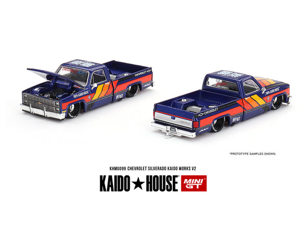 (Preorder) Kaido House x Mini GT 1:64 Chevrolet Silverado KAIDO WORKS V2