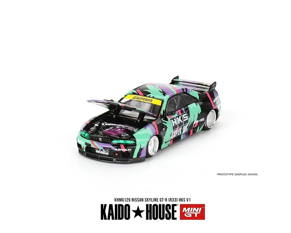 (Preorder) Kaido House x Mini GT 1:64 Nissan Skyline GT-R (R33) HKS V1