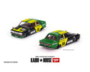 Kaido House x Mini GT 1:64 Datsun Street 510 Racing V2 – Black Yellow-1