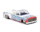 Kaido House x Mini GT 1:64 Chevrolet Silverado Dually on Fire V2 – White Flames-2