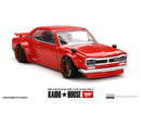Kaido House x Mini GT 1:64 Nissan Skyline 2000GT-R (KPGC10) Kaido Street V1- Red-2
