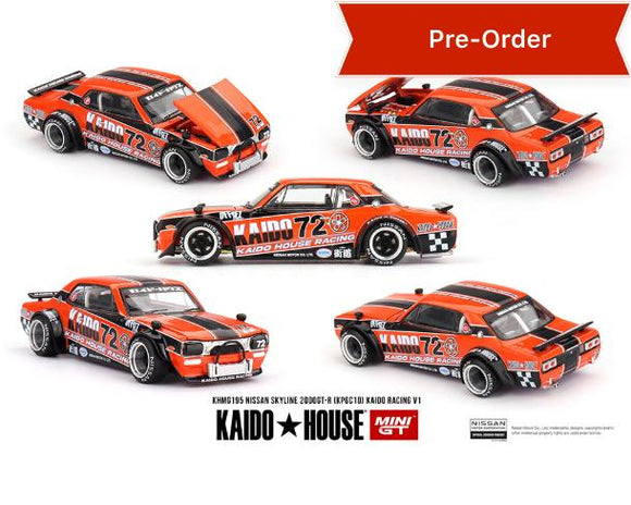 (Preorder) Kaido House x Mini GT 1:64 Nissan Skyline 2000GT-R (KPGC10) Kaido Racing V1