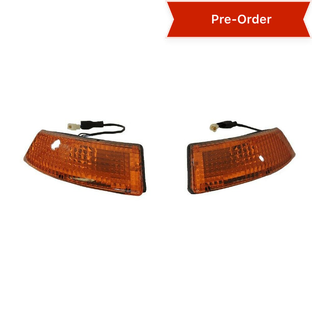 Front Turn Signal Assembly with Amber Lenses 1970-8/74 (240Z / 260Z)