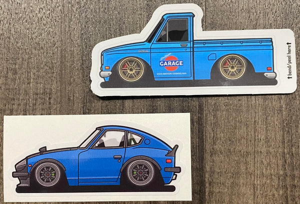 DG Shop Truck and 240Z Decal Set
