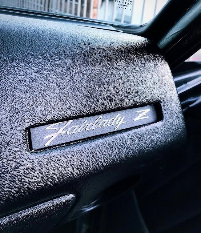 "Fairlady Z" Billet Aluminum Dash Emblem 1970-78 (240Z / 260Z / 280Z)