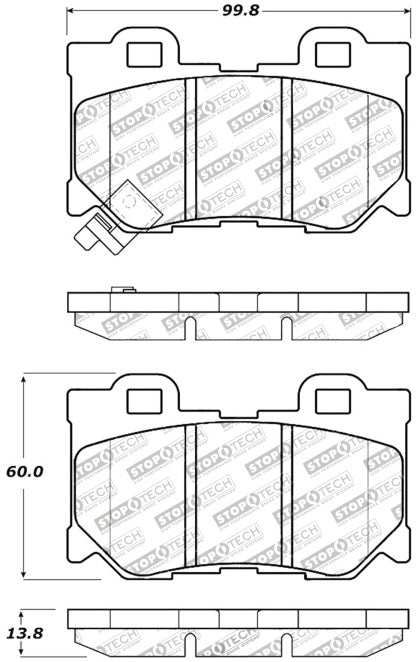 Rear Brake Pads 2023 (Nissan Z) Performance / Proto Spec