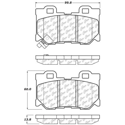 Rear Brake Pads 2023 (Nissan Z) Performance / Proto Spec