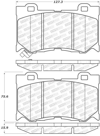 Front Brake Pad Set 2023 (Nissan Z) Performance / Proto Spec