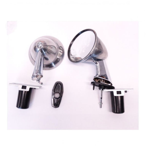 OEM Genuine Nissan Chrome Fender Mirrors (Pair)