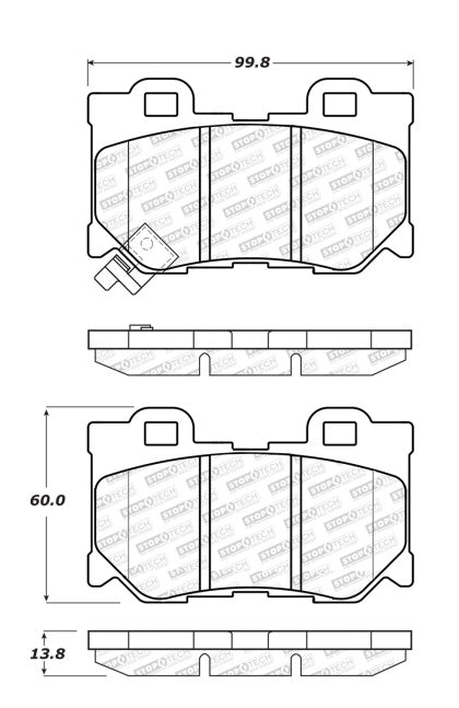 Rear Brake Pads 2023 (Nissan Z) Performance / Proto Spec