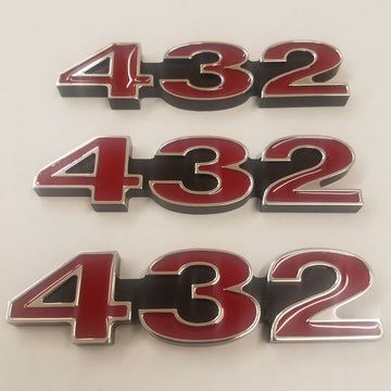 432 Billet Replicat Emblem Set