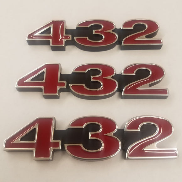 432 Billet Replicat Emblem Set