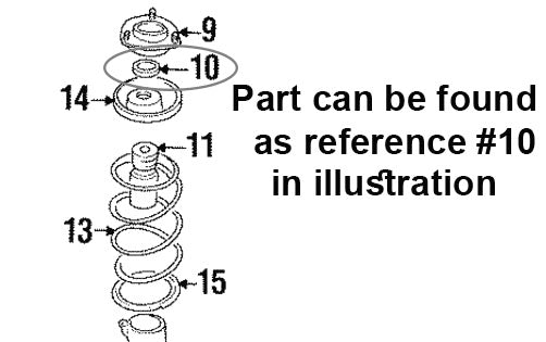 OEM Front Upper Strut Bearing 1970-83 (240Z / 260Z / 280Z / 280ZX)