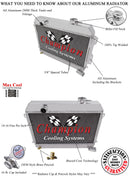 2 Row Core Aluminum Radiator 1968-73 (510) 1968-73 (521)-3