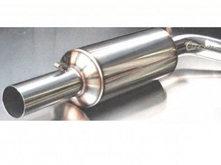 Steel Drag Muffler 80 Exhaust Straight Pipe 1970-83 (240Z / 260Z / 280Z / 280ZX) RHD, Coupe Only