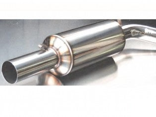 Stainless Steel Drag Muffler 80 Exhaust 1970-83 (240Z / 260Z / 280Z / 280ZX) RHD, Coupe Only