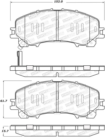 Front Brake Pad Set 2023 (Nissan Z) Sport