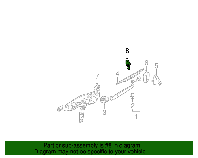 Rear Washer Nozzle 1979-83 (280ZX)