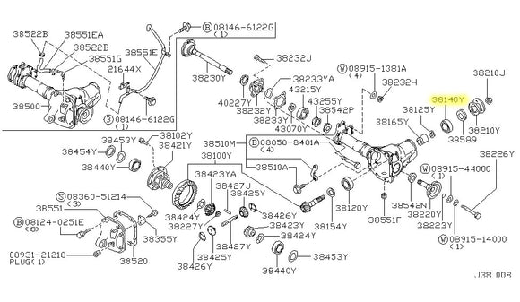 OEM Front Bearing Drive Pinion 1979-83 (280ZX)
