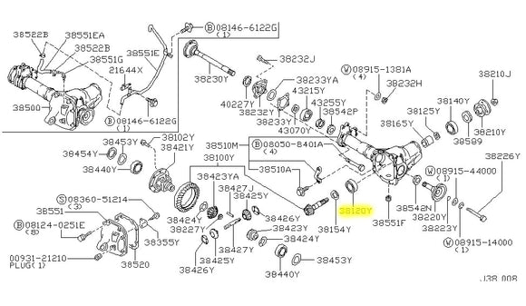 OEM Rear Bearing Drive Pinion 1979-83 (280ZX)