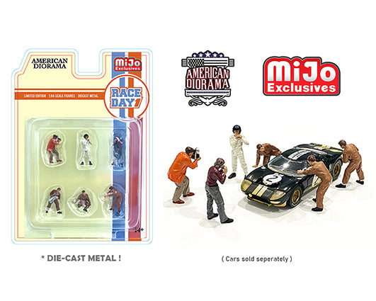 American Diorama 1:64 Mijo Exclusive Figures Race Day 1