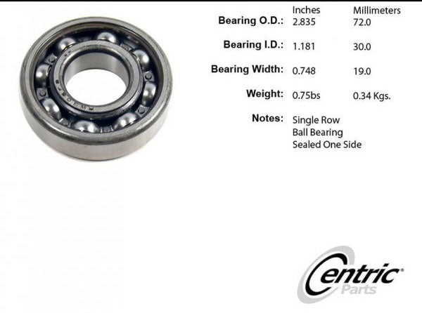 掛軸122 Rear Wheel Bearing 1979-83 (280ZX) 1968-73 (510)