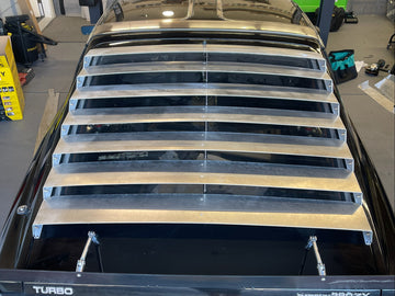 Buy raw-aluminum Aluminum Rear Window Louver 1979-83 (280ZX) Coupe Only