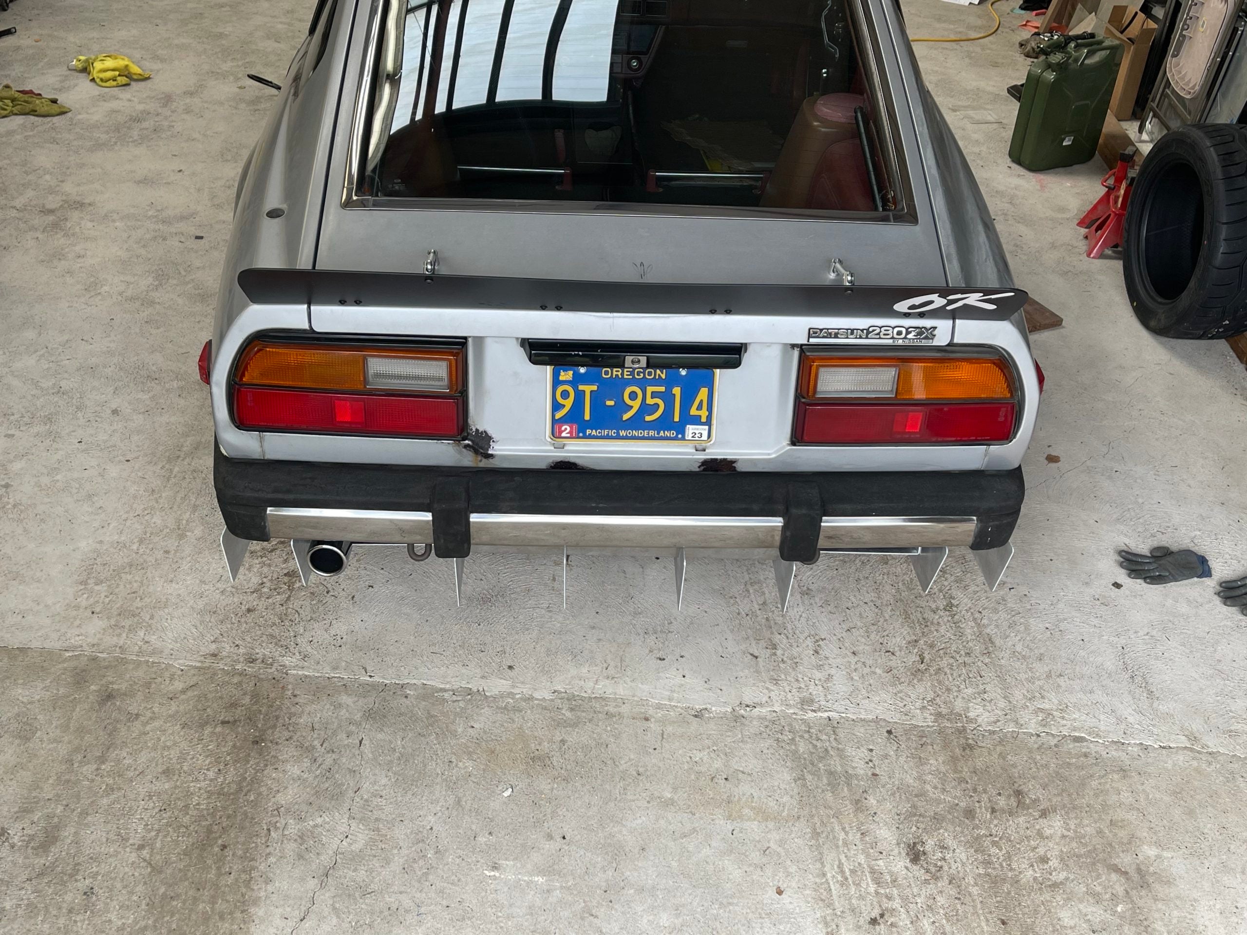 Aluminum Rear Diffuser 1979-83 (280ZX)