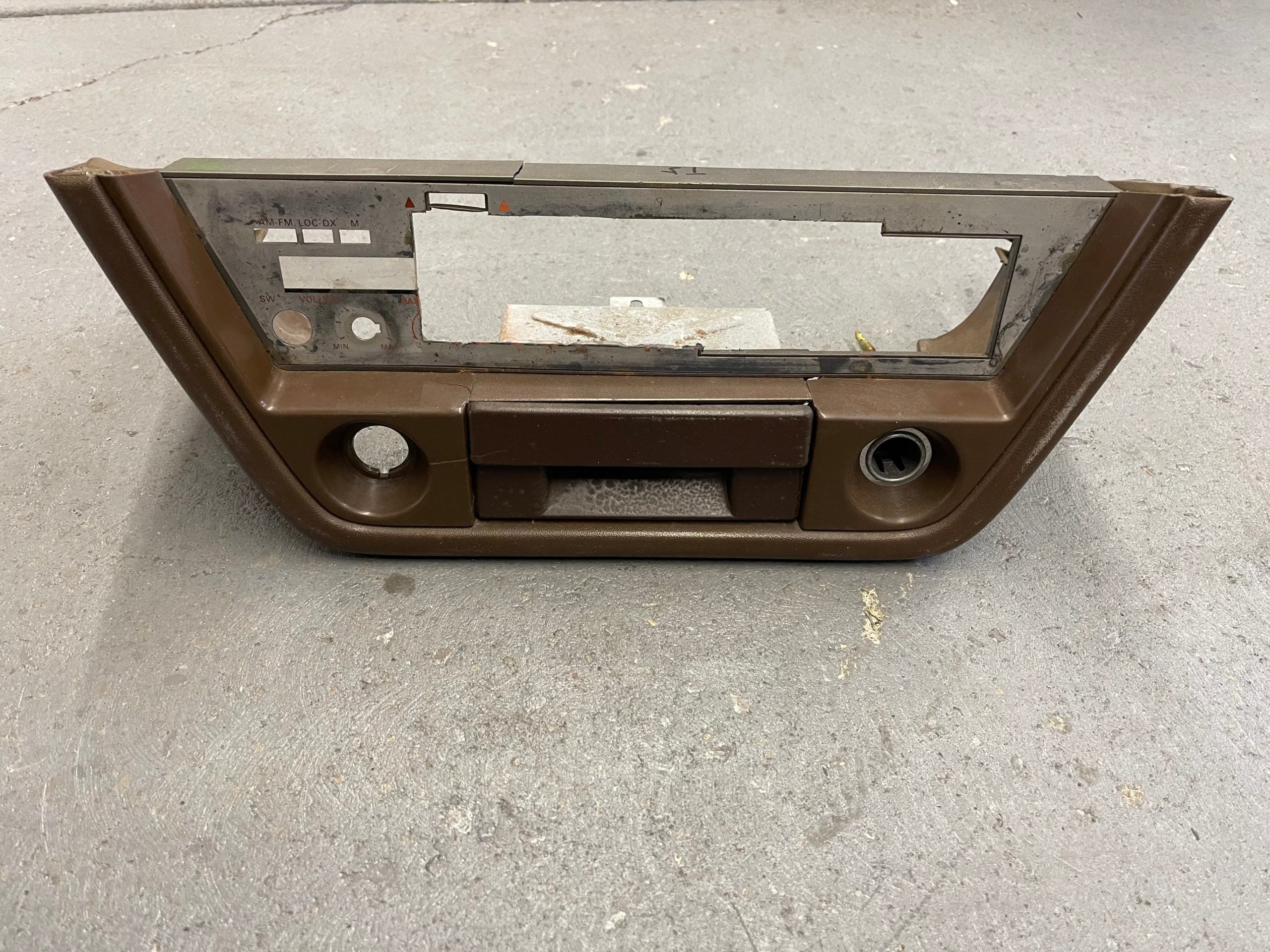 Aluminum Radio Plate 1979-83 (280ZX)