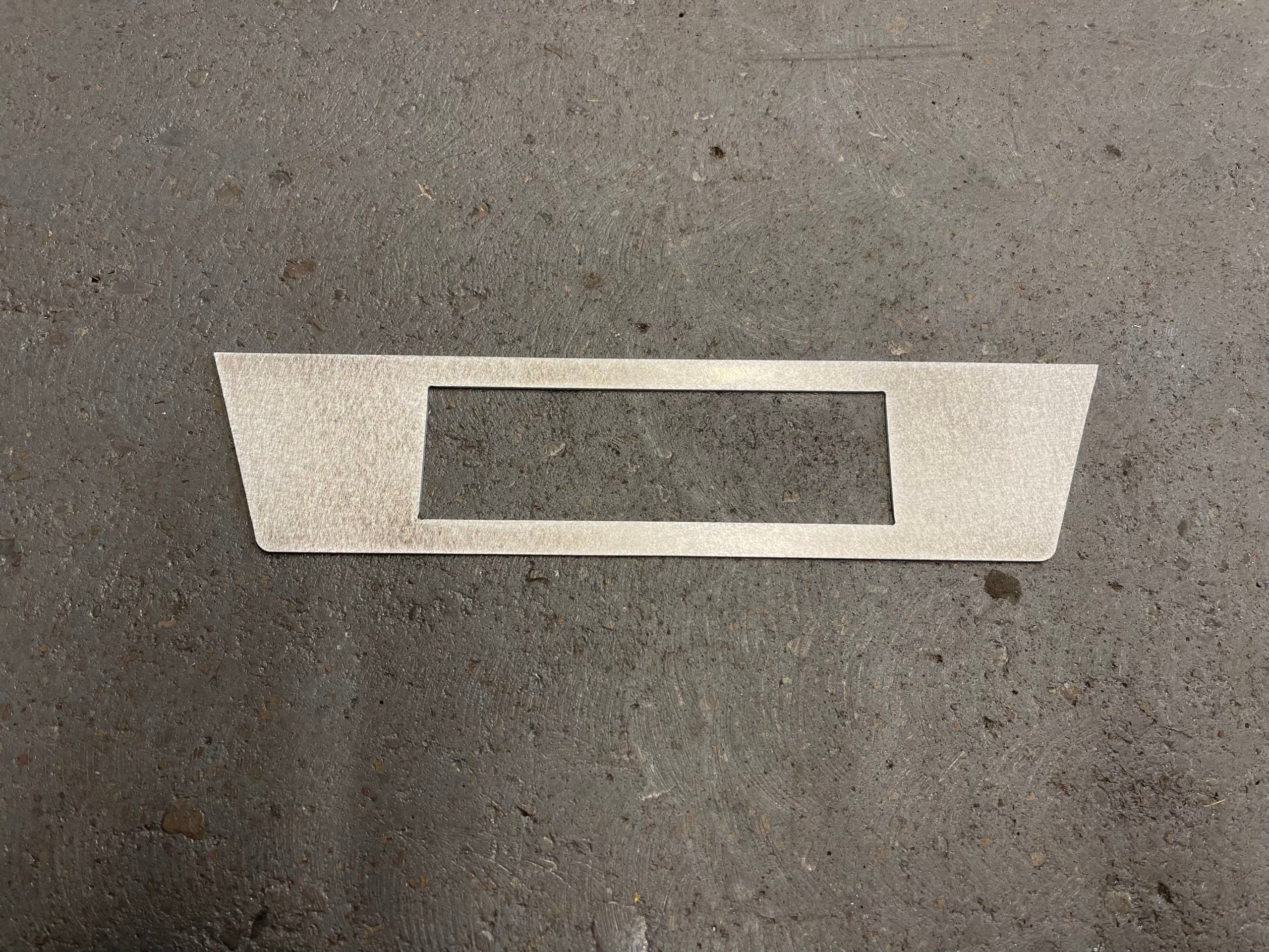 Aluminum Radio Plate 1979-83 (280ZX)