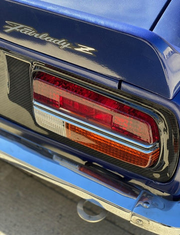 Carbon Fiber Tail Light Panel Set 1970-73 (240Z)