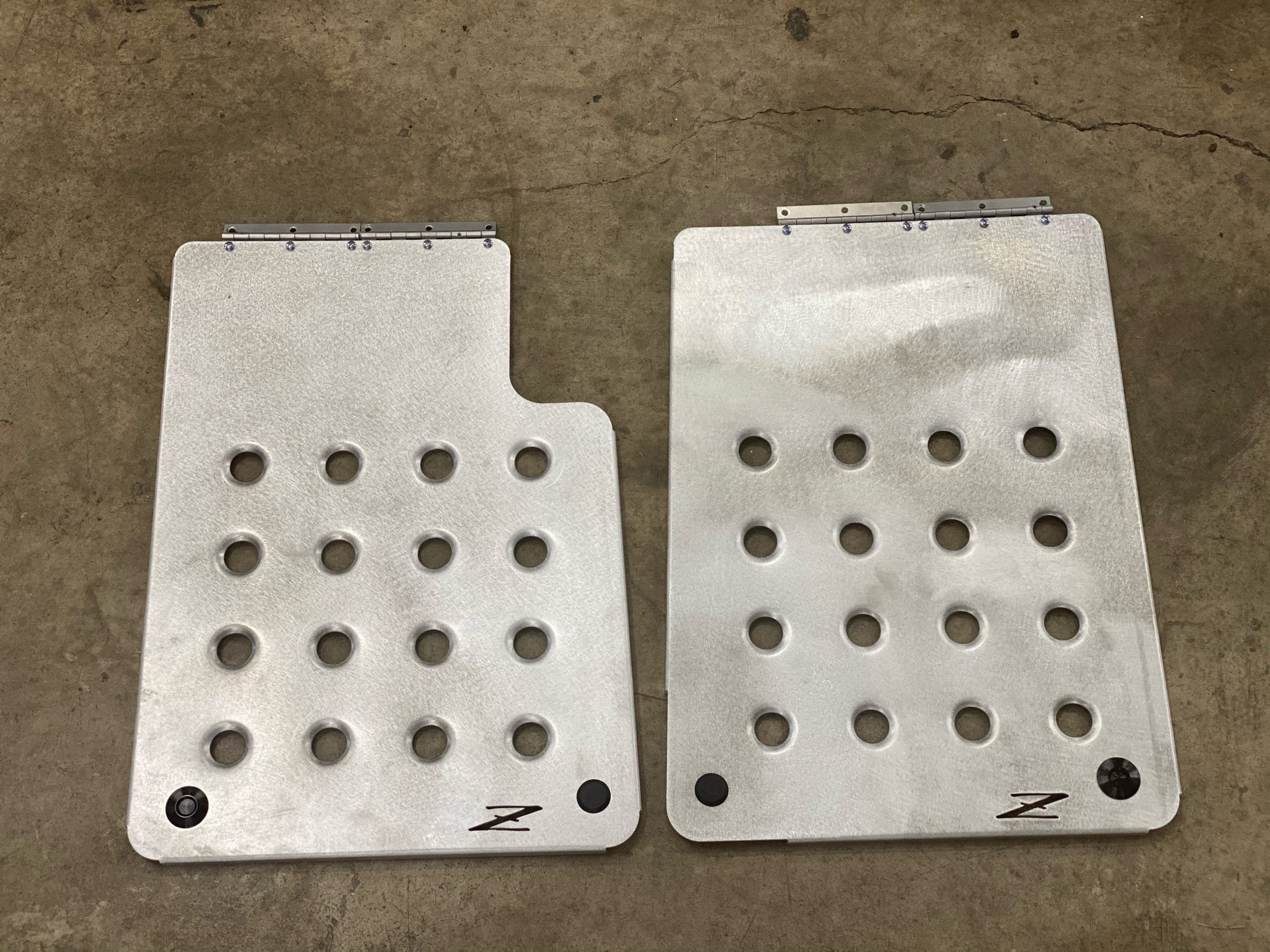 Aluminum Heel Plates 1979-83 (280ZX) LHD Only